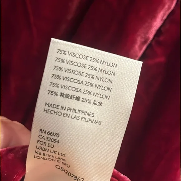 New Anthropologie Melody Velvet Tunic Dress - Picture 9 of 16